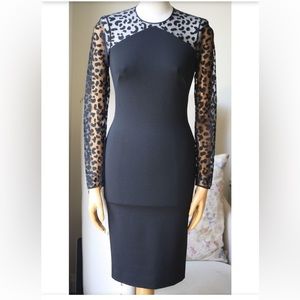 Stella McCartney Devoré-Paneled Stretch-Jersey Dress